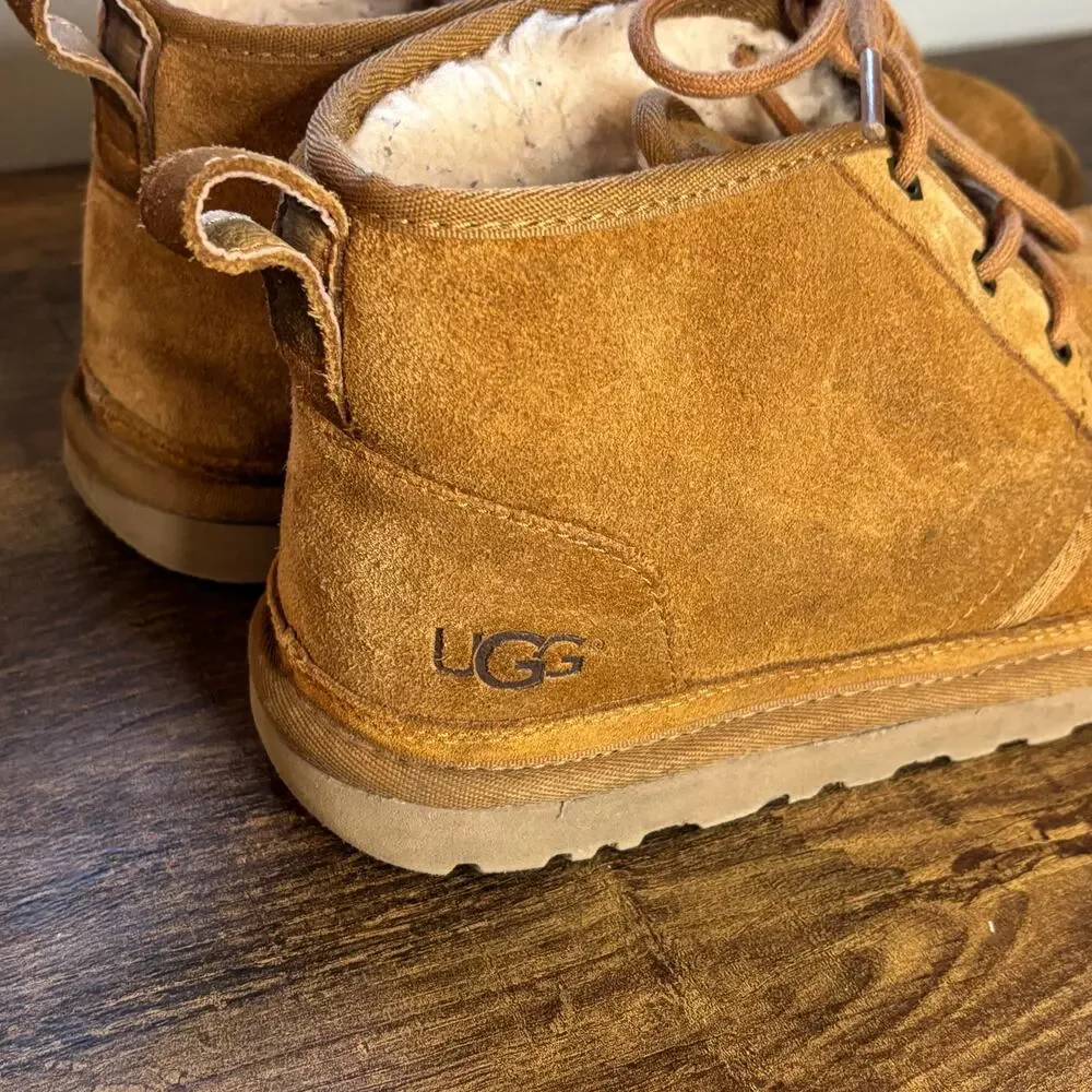 UGG Women's Neumel Chestnut Lace Up Boot - size 9